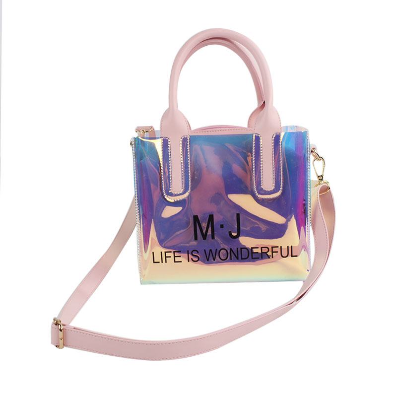 2020 New Arrivals Designers Handbags Holographic PVC Tote Bag 