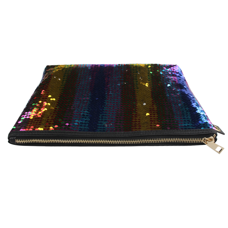 Amazon Hot Sale Reversible Sequins Cosmtic Bag For Women