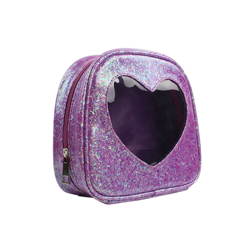 Mini Cosmetic Bags Lovely Girl Heart Shaped Makeup Bags