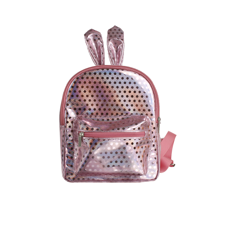 2020 New trend Pink Waterproof PU Girl Travel Backpack