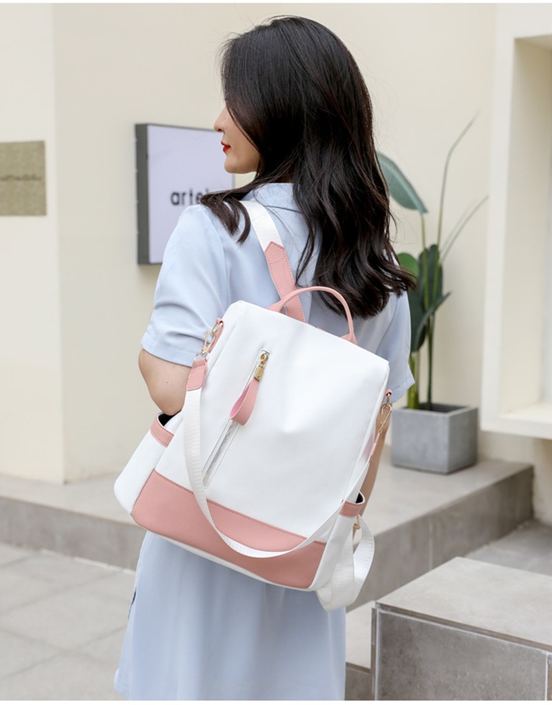 MEL JUN Anti-theft Duffel Bag for Women - 2025 New Style Fashionable Ladies' Backpack for Travel