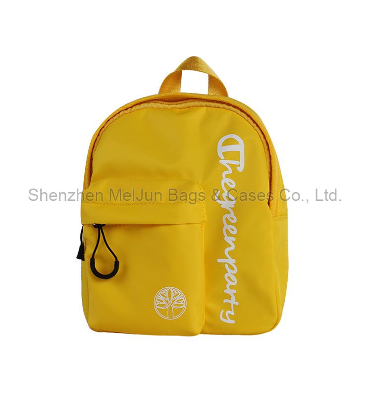 High quality canvas costom color kids school bag fashion backpack