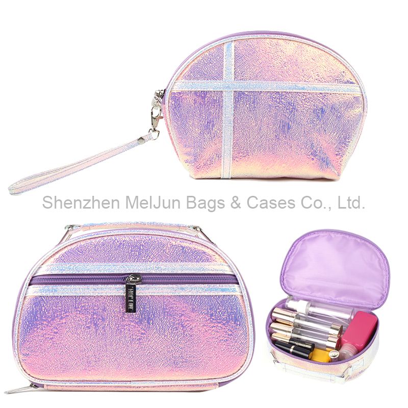 2020 New Production Dreamy Purple Girl Cosmetic Bag Wholesales Custom Makeup Pouches 