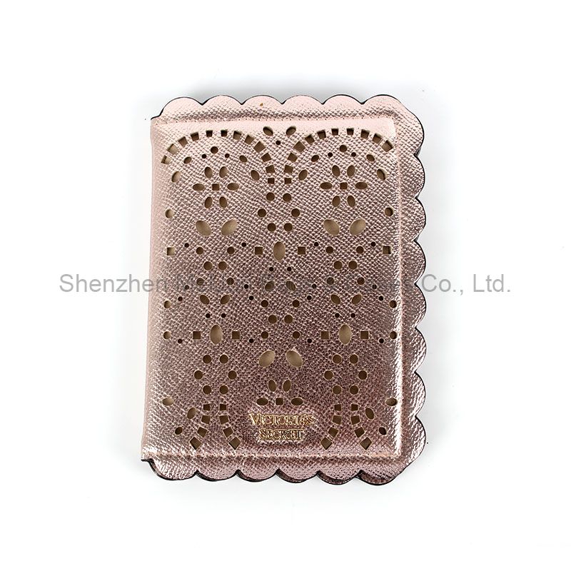 New 2020 Hollow Out PU Card Bag Multi-Card Pocket Change Wallet Women Travel Carbon Fiber Card Bag 