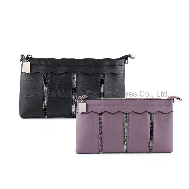 Factory OEM fashion genuine leather sling bag women cross body 