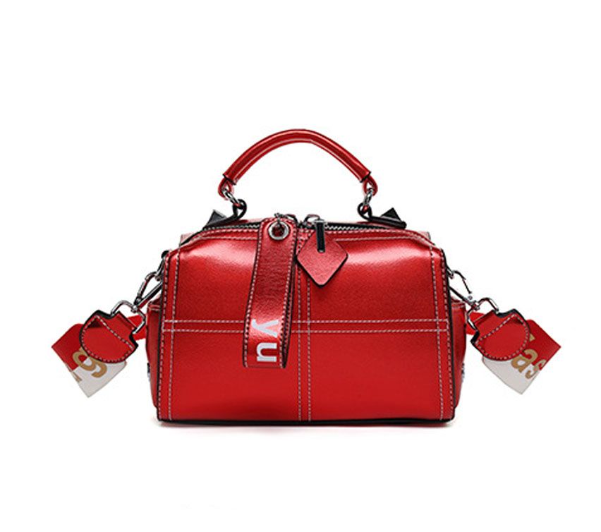 OEM private label vegan pu leather classy ladies satchel crossbody fashion womens handbag 