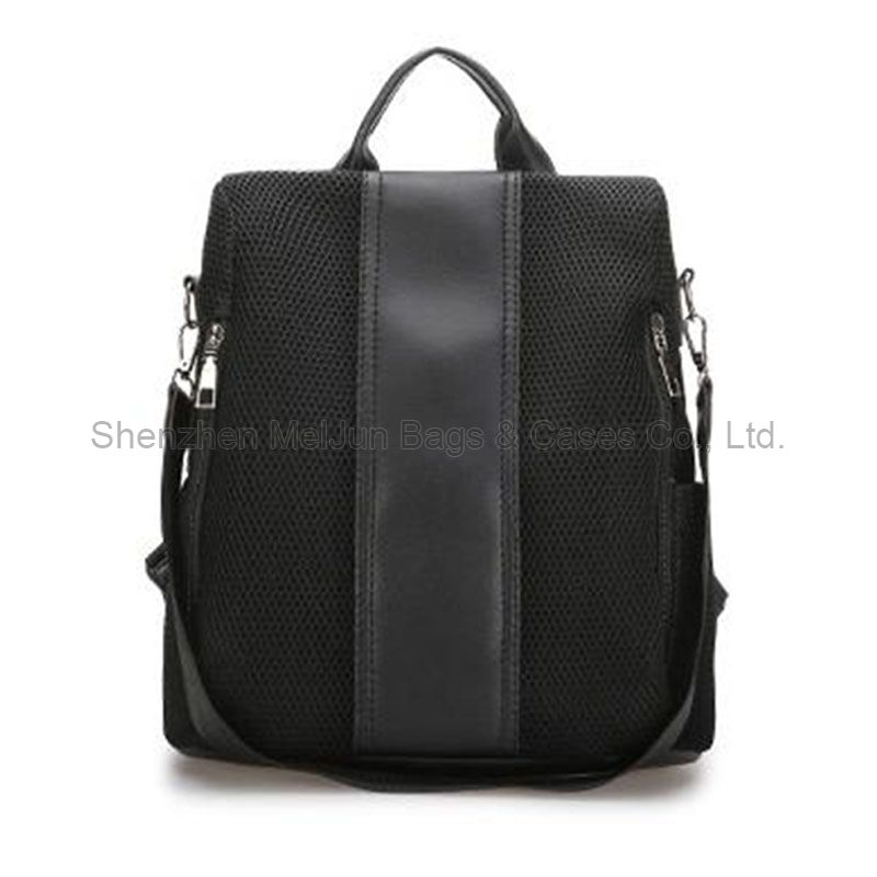 oem custom logo black waterproof laptop backpack travel school bags for men