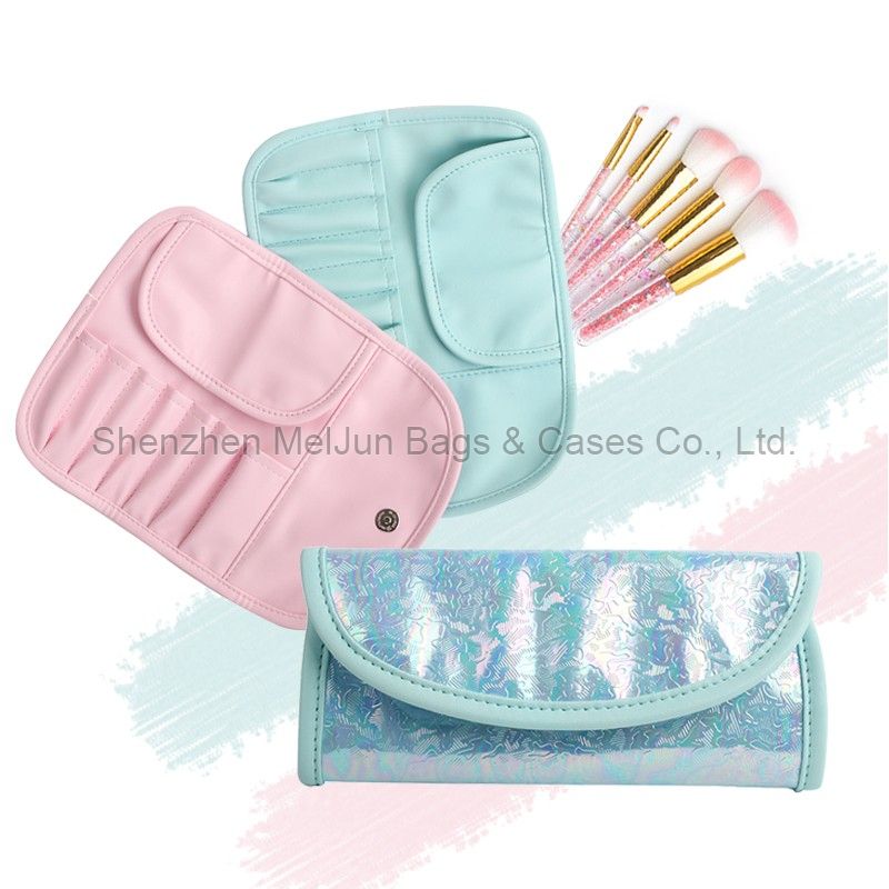 Fashion PU mini women cosmetic brush bag Made in China professional factory 