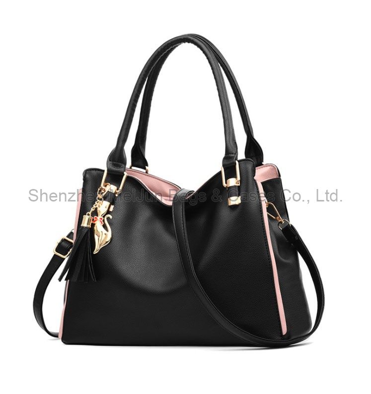 High quality PUleather classy designers leather tote bags custom brands cheap handbags women bag