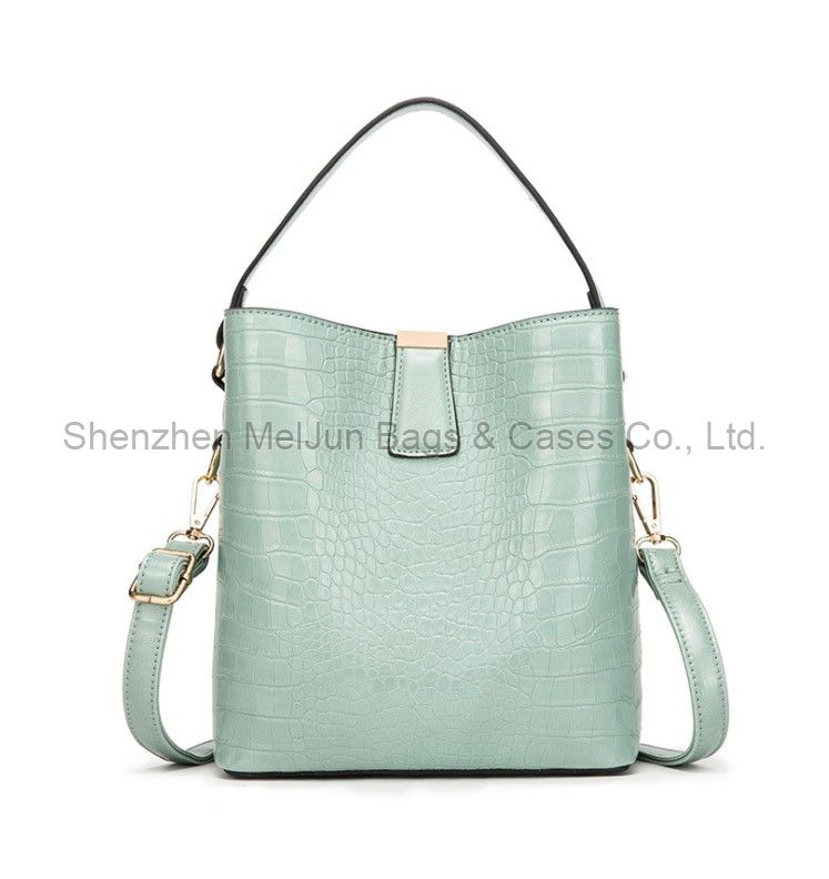 Luxurious lady leather pillow bags PU leather shoulder bag for sale