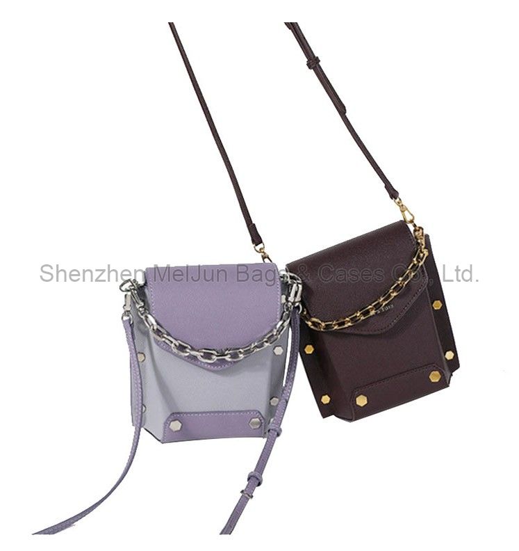 New Fashion Rivet Women PU Leather Cross Body bags Hot Selling shoulder bag for women