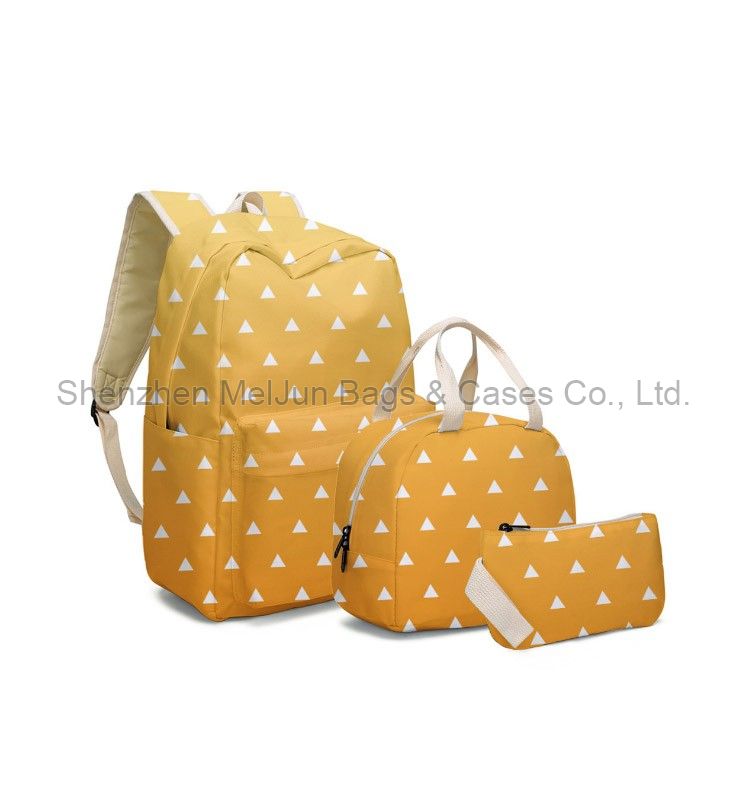 Fashion women backpack for travel Cheaper School 3pcs set