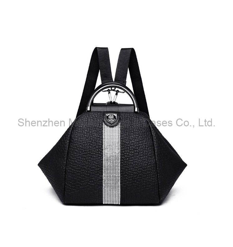 Wholesale new multifunction PU leather solid waterproof backpack women 2020 