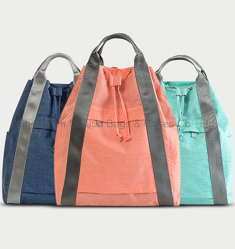 New Style Natural Oxford Cloth Promotional Custom Large Waterproof Draw String Bag 