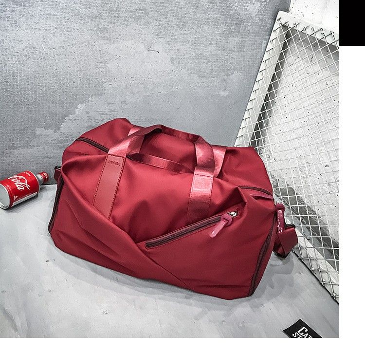Duffle bag short trip mutil function dry wet depart water resistance sports gym bag for men