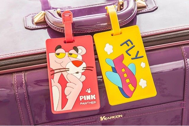 Silicone luggage tag travel tag environment-friendly Silicone soft plastic luggage tag factory customized tag dripping luggage tag