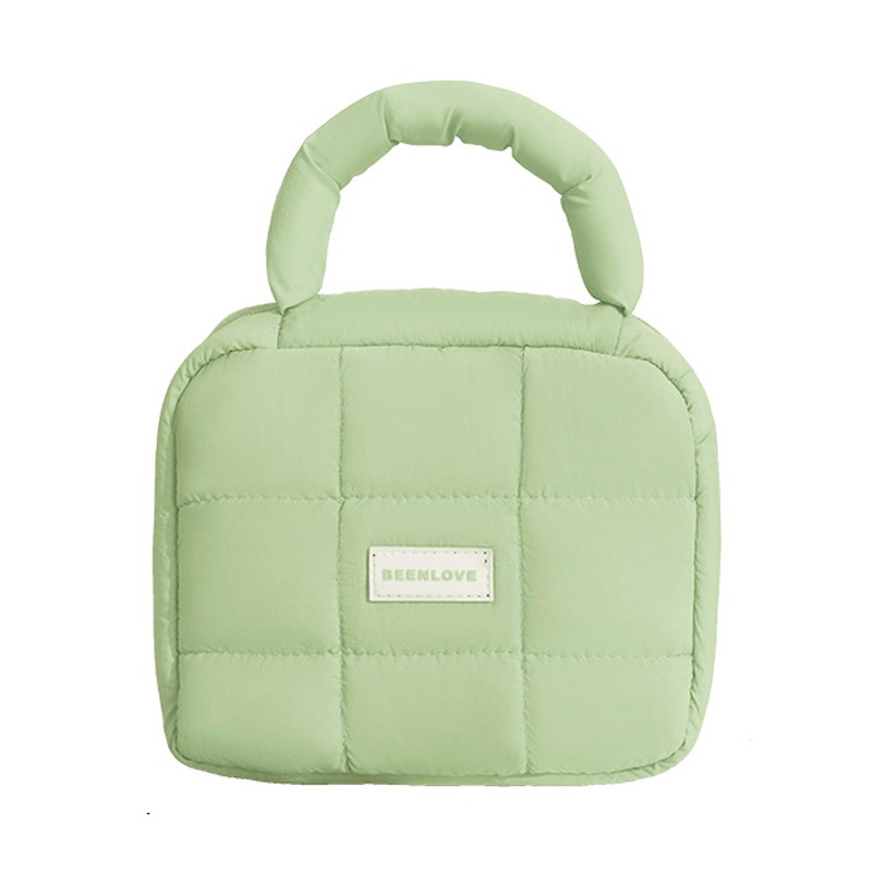 MEL JUN new portable makeup bag travel padded lipstick large capacity storage bag Portable toiletries and skincare storage bag