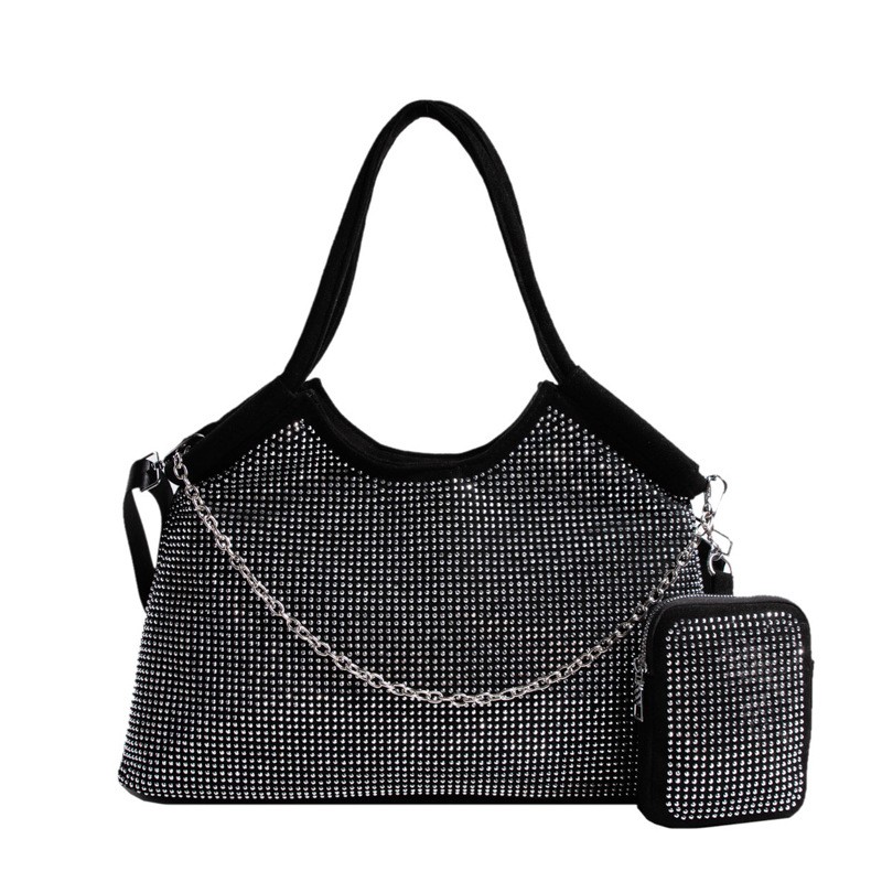 Ms. MELJUN's new diamond-encrusted handbag - a stylish, lightweight, luxurious, large-capacity, single-shoulder bag that is perfect for Instagram posts.