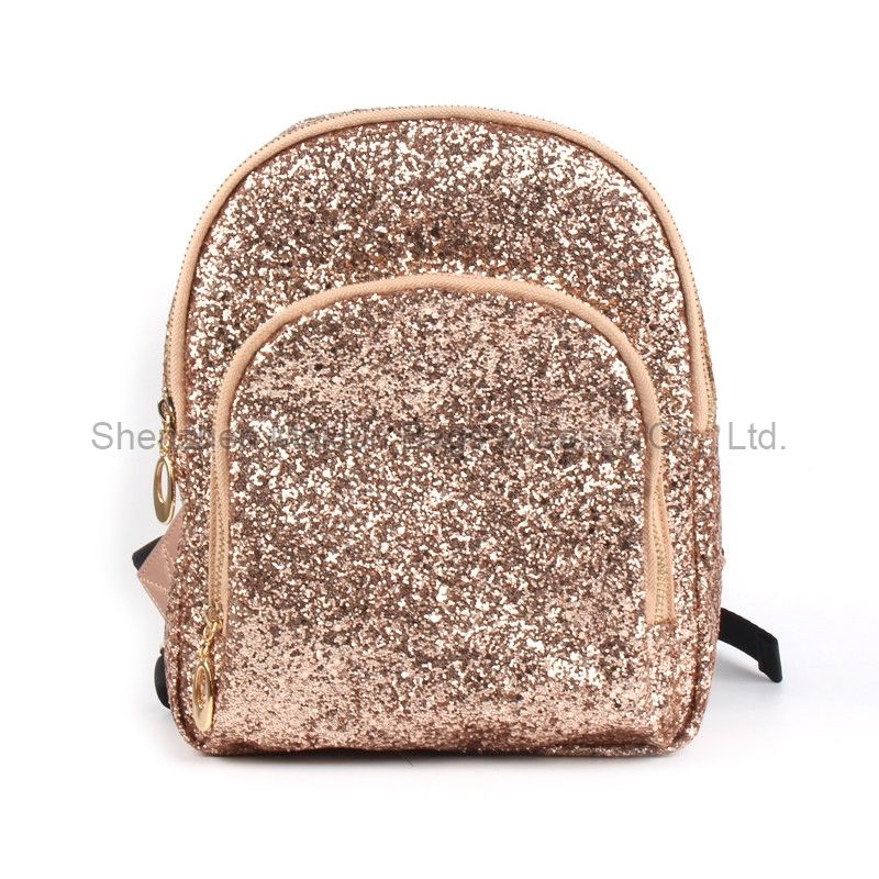 New Design Kids Fancy Primary School Bag High Quanlity Glitter Backpack