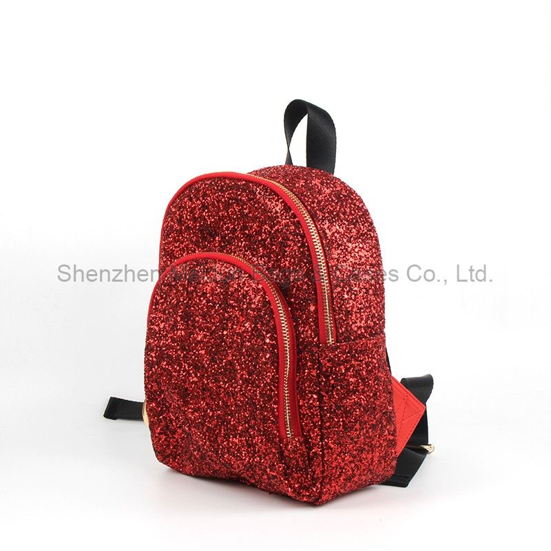 New Design Kids Fancy Primary School Bag High Quanlity Glitter Backpack