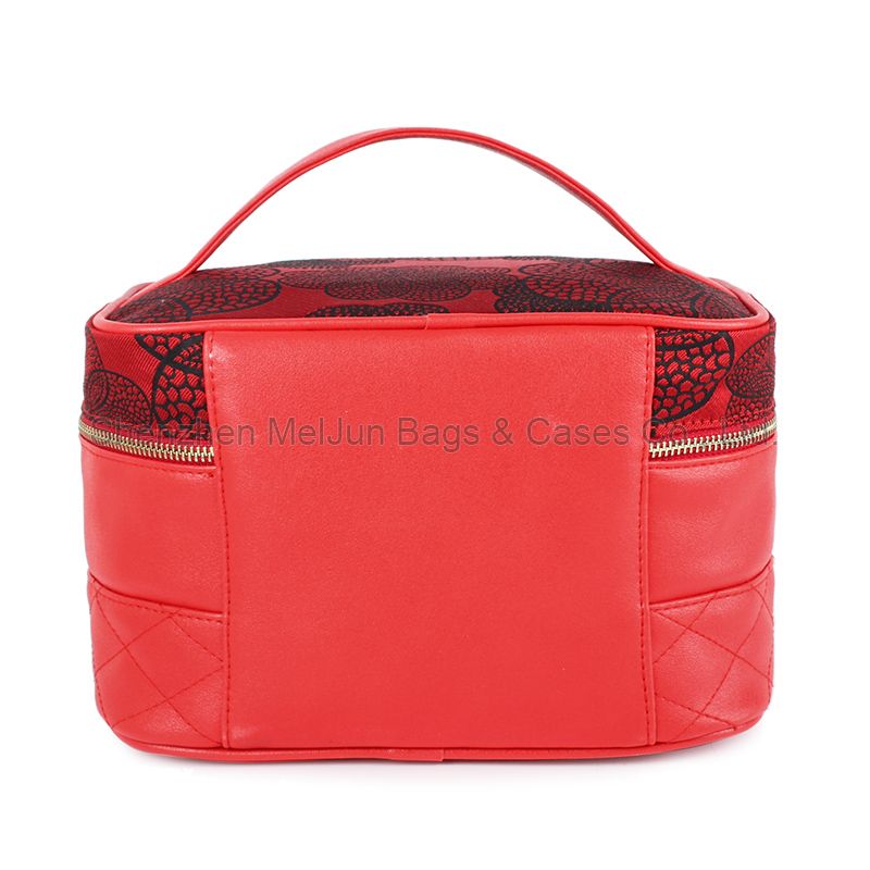 Multifunctional Women Toiletry Travel Bag Fashion Chinese Classics Red Ladies Cosmetic Bag Case