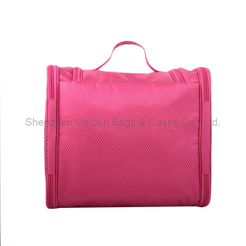 Professional Manufacturer Large Cosmetic Bag High Quality Pothook Hang Toiletry Travel Makeup Bag