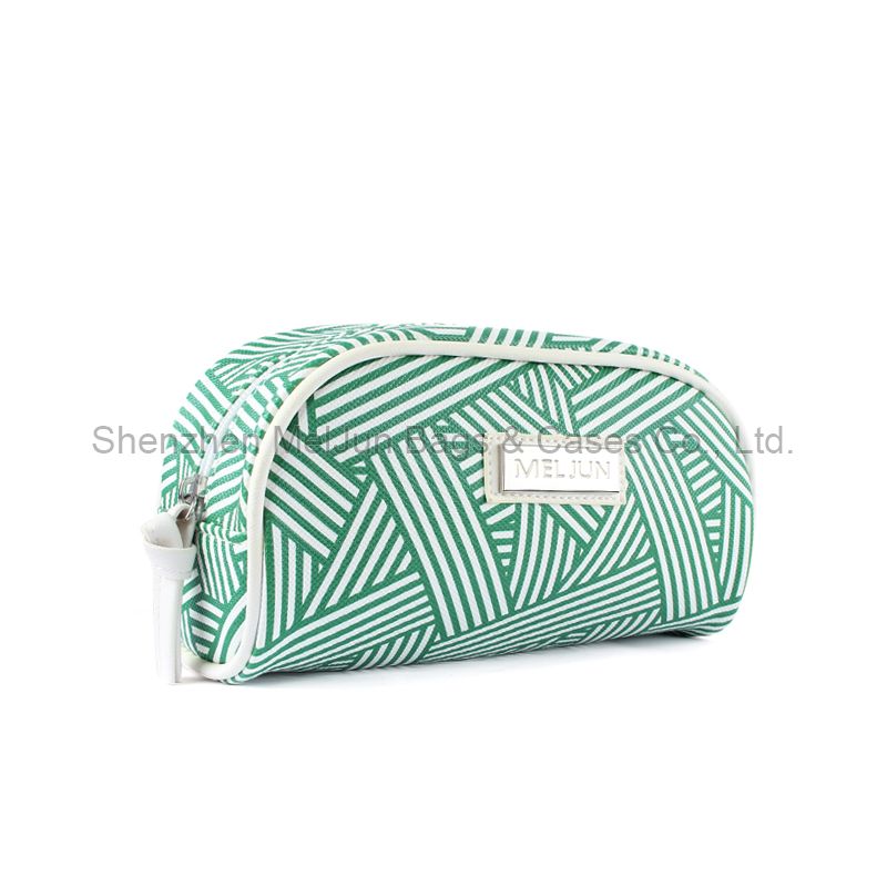 Fashion Houndstooth pattern soft PU small portable cosmetic makeup pouch bag