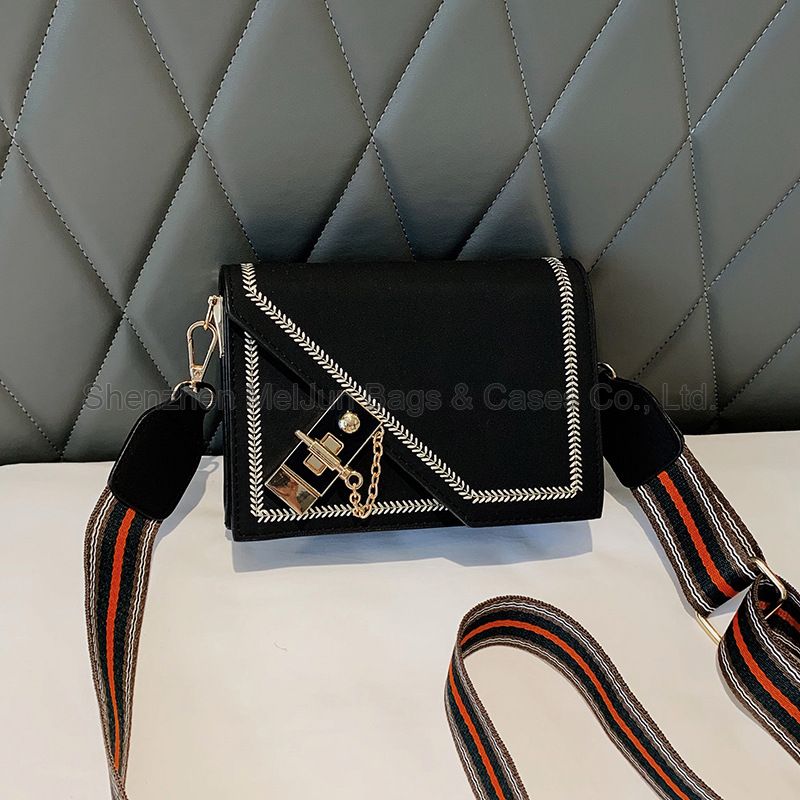 2020 New Fashion Women Handbags High Quality PU Shoulder Bag Top Sale On Amazon Metal Lock Ladies Bags