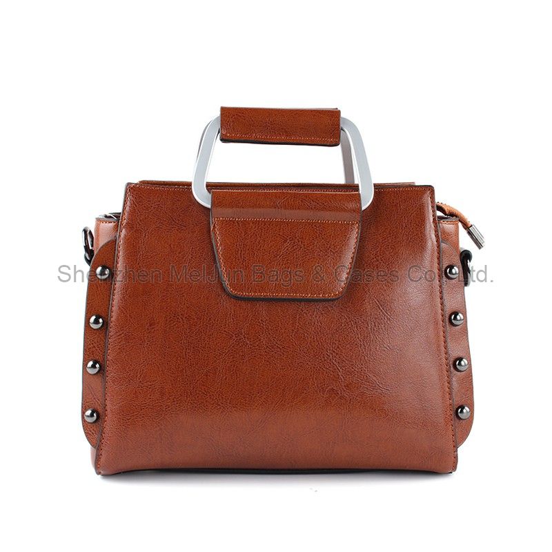 High quanlity women genuine cow leather handbags fashion trends tote bag