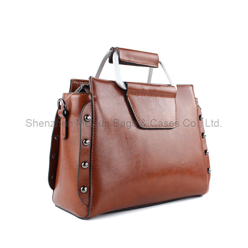 High quanlity women genuine cow leather handbags fashion trends tote bag