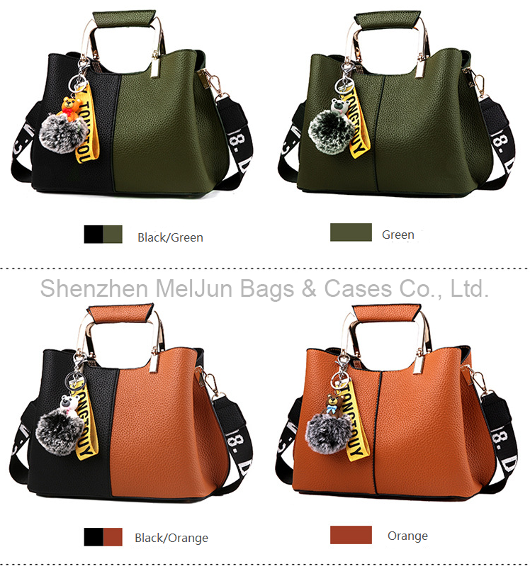 PU leather ladies office bags large tote bag women shouer habdbags