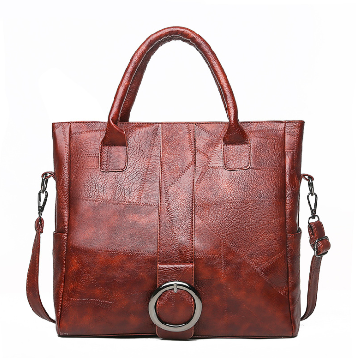 Wholesale lady PU women leather handbag Fashion ladies shoulder made in China manufacturer