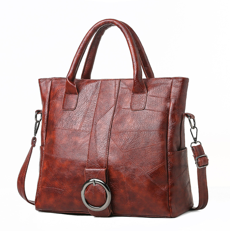 Wholesale lady PU women leather handbag Fashion ladies shoulder made in China manufacturer
