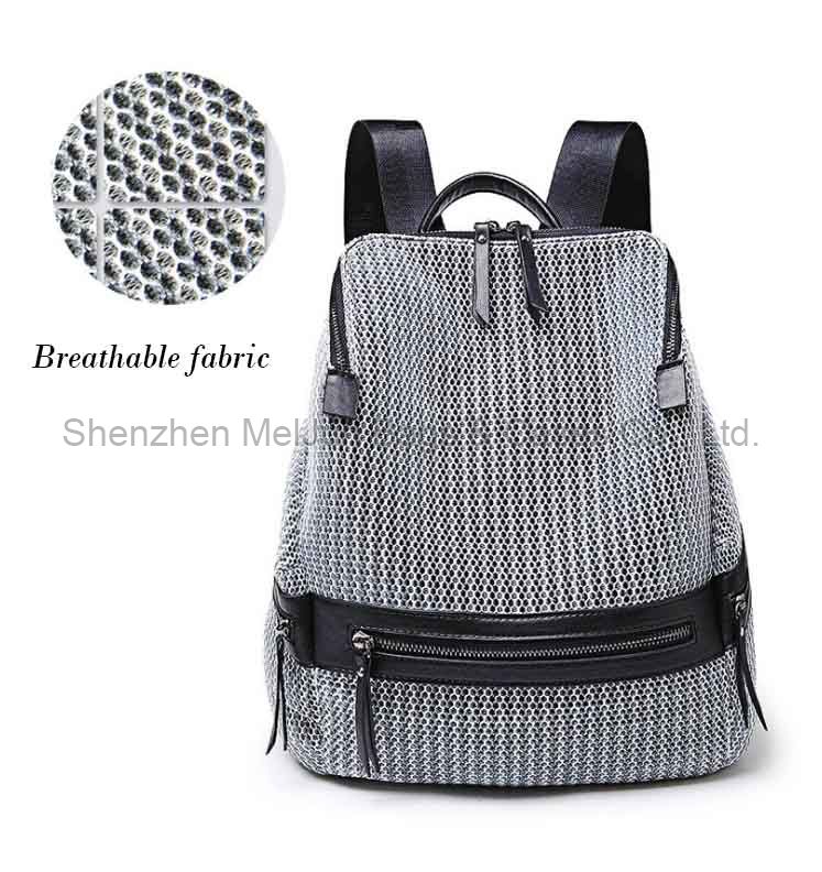 2020 Women backpack with breathable Nylon mesh vintage school bags