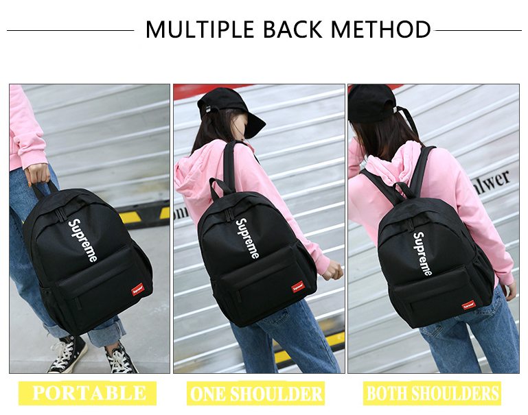 2020 new women purse backpack four piece ladies shoulder bag polyester handbag