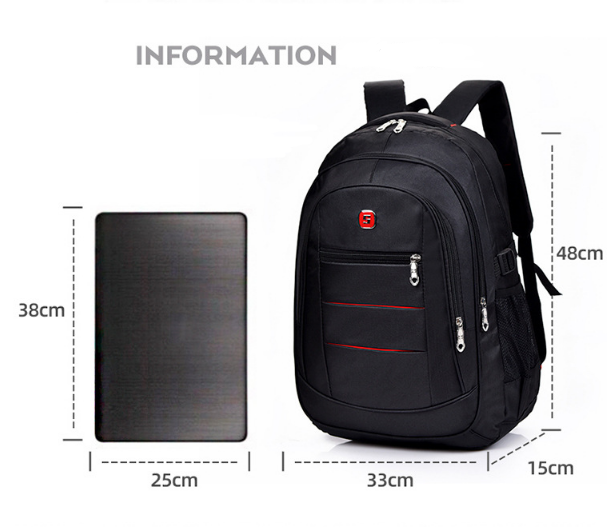 High quality nylon backpack women men laptop office bag