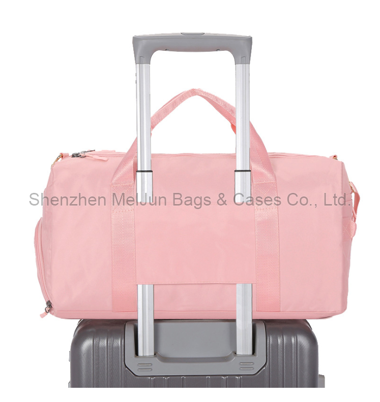 2021 Custom Ladies Luggage Pink Duffle Bag Waterproof Women Gym Yoga Bags