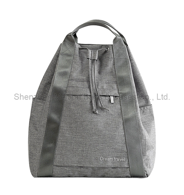 New Style Natural Oxford Cloth Promotional Custom Large Waterproof Draw String Bag