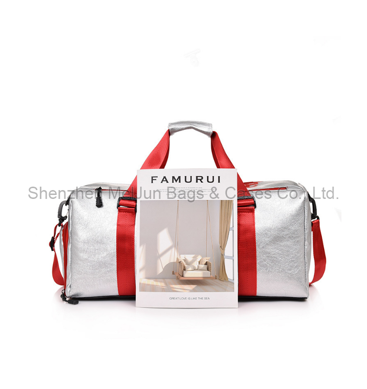 wholesale large capacity Basket ball bag Fashion Silver Rolling Bag 2020 New Trendy