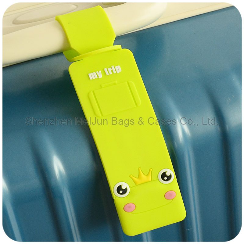 Lovely cartoon micro injection luggage tags boarding pass creative silicone cute hang tag