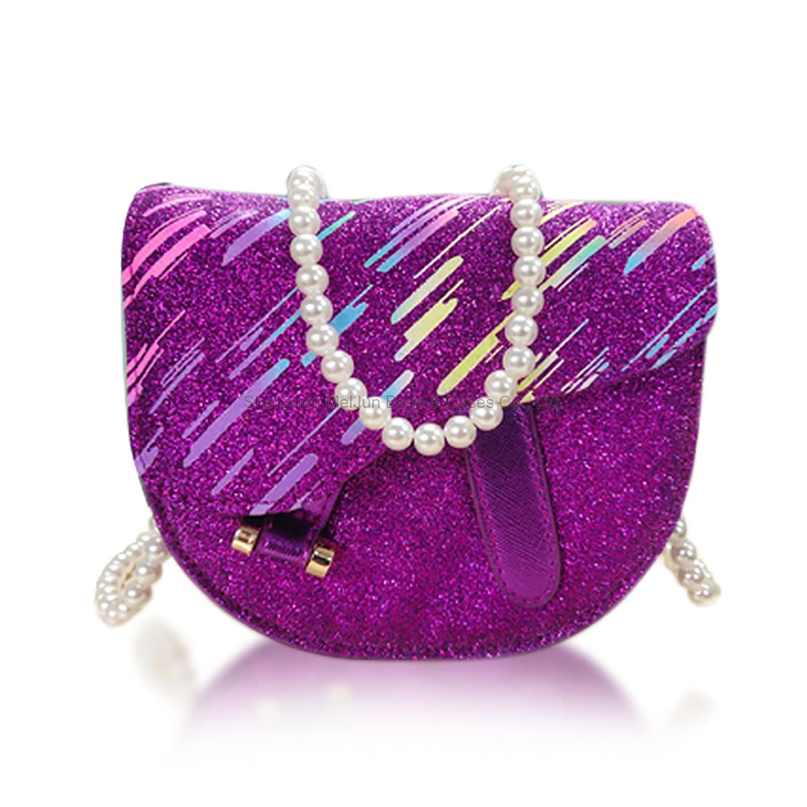 High quality Glitter Girl's Fashion Single shoulder straddle bag