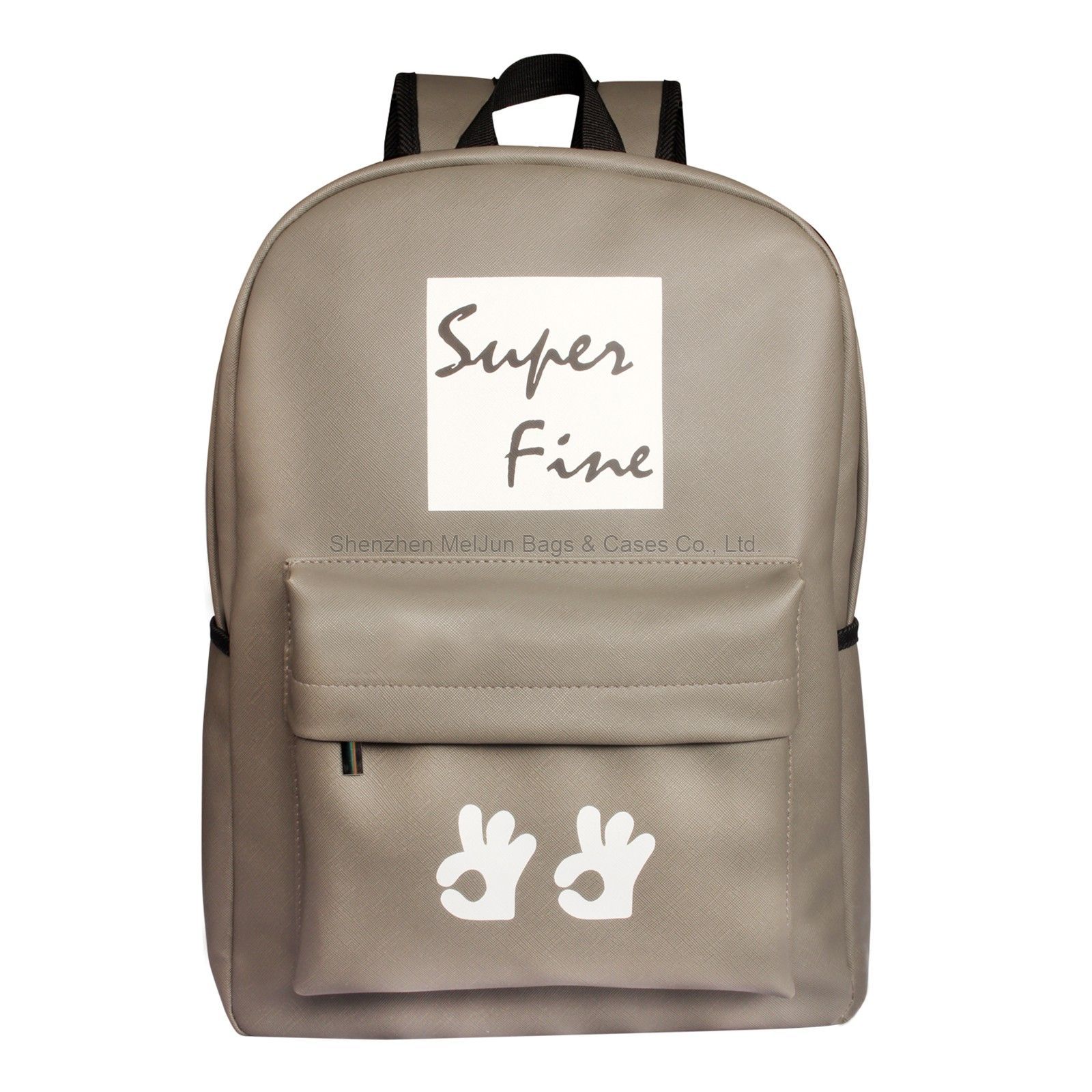 Super Fine Fashion Urban Portable waterproof PU Portable Casual Student Backpack