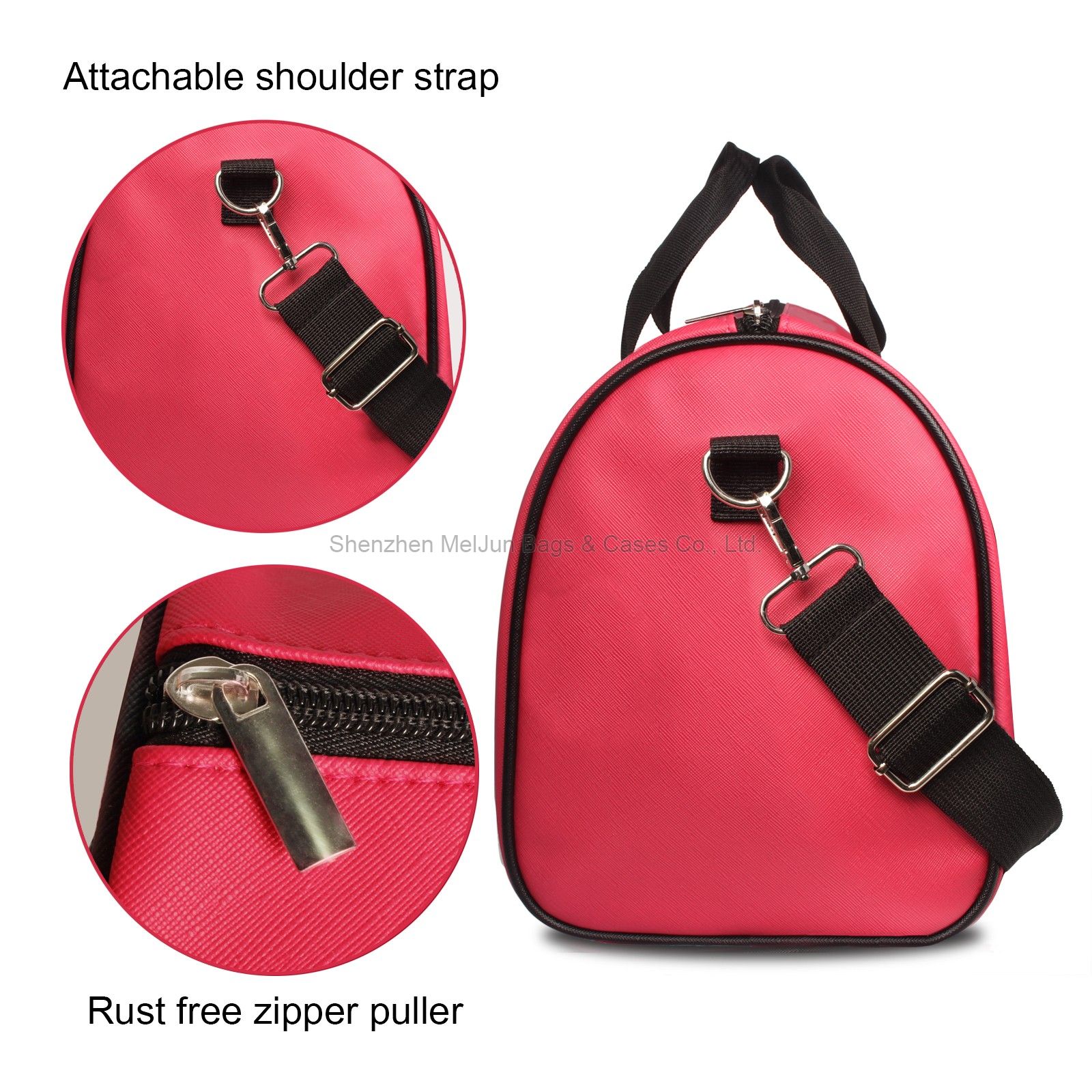 Super Fine Fashion Urban portable Crossbody waterproof PU Gym bag Sports bag